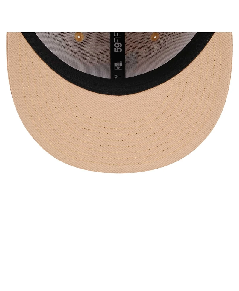 New Era Men's Tan Minnesota Vikings Candied Pecan 59FIFTY Fitted Hat