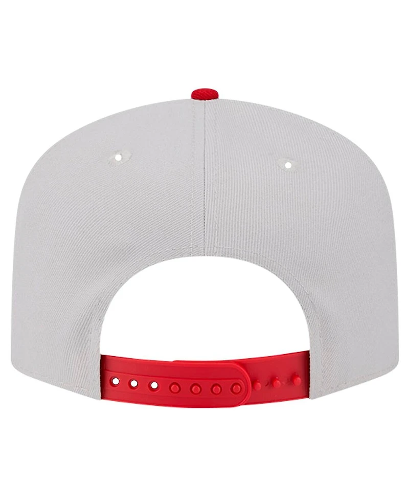 New Era Men's Stone San Francisco 49ers Decent 9FIFTY A-Frame Snapback Hat