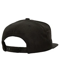 Mitchell & Ness Men's Black Seattle Kraken Soul Strike Cultivated Pearl Tonal Snapback Hat