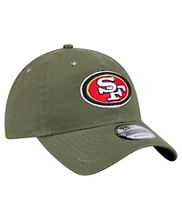 New Era Men's Olive San Francisco 49ers Main 9TWENTY Adjustable Hat