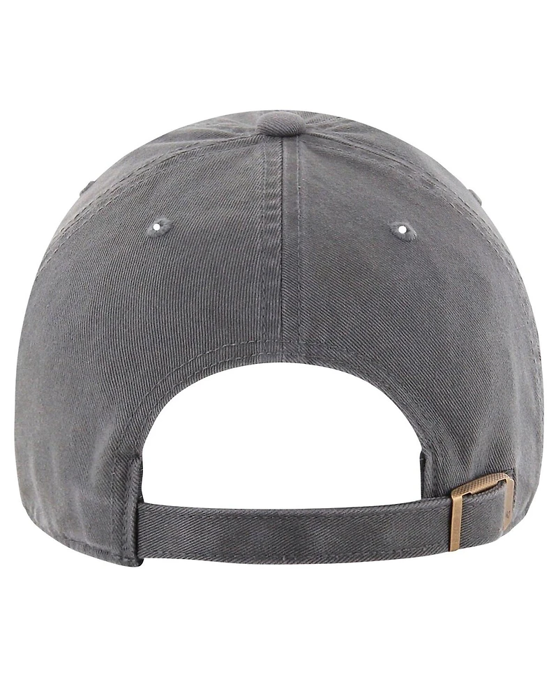 '47 Brand Men's Charcoal Philadelphia Eagles Clean Up Legacy Adjustable Hat