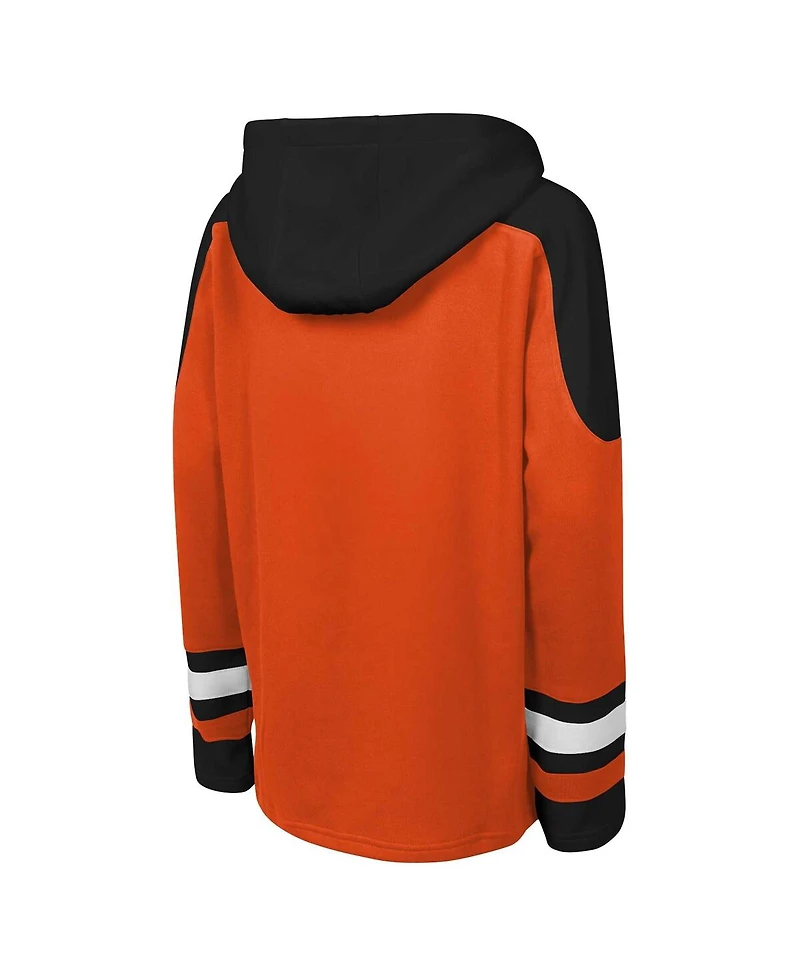 Outerstuff Big Boys and Girls Orange Philadelphia Flyers Must Have Home V-Neck Pullover Hoodie