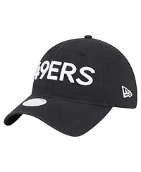 New Era Women's Black San Francisco 49ers Cece 9TWENTY Adjustable Hat