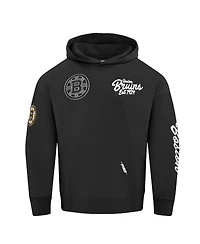 Pro Standard Men's Black Boston Bruins Paint the City Pullover Hoodie