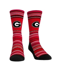 Rock 'Em Men's Georgia Bulldogs Primary Crew Socks Boxer Briefs Combo Pack