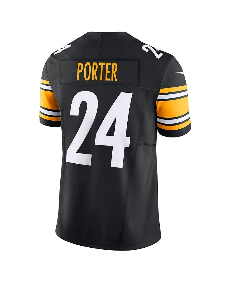 Nike Men's Joey Porter Jr. Black Pittsburgh Steelers Vapor F.u.s.e. Limited Jersey