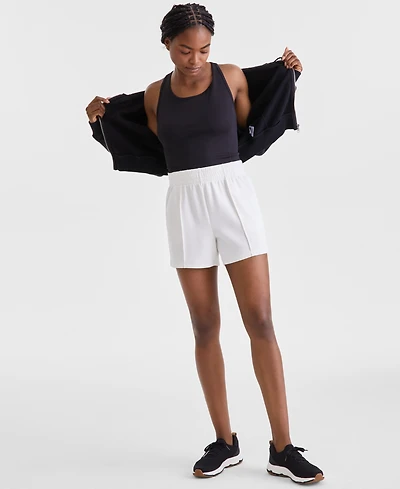 Id Ideology Women's High-Rise Relaxed Pull-On Shorts, Exclusively at Macy's