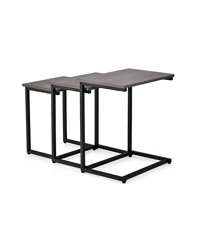 Gouun 3 Pieces Multifunctional End Table Set