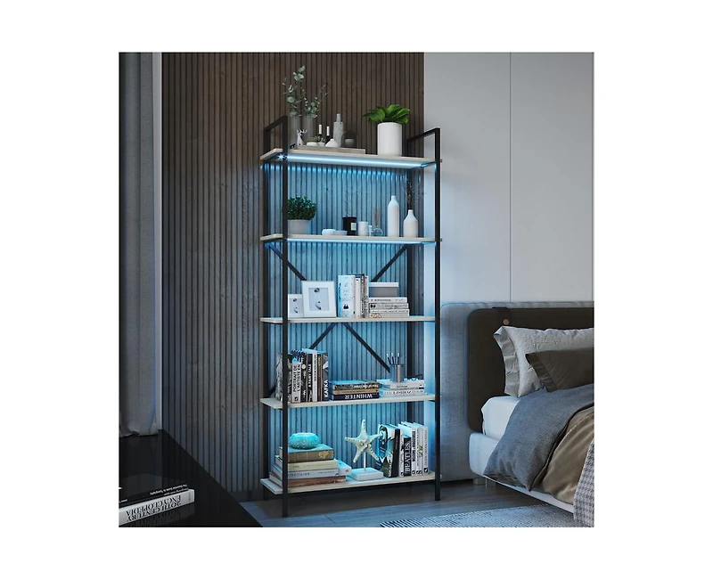 Vlsrka Vanity Makeup Desk with Mirror and Lights