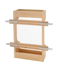 Rev-a-Shelf Door Mount Sink Base Cabinet Storage Organizer, Wood, 4SBSU-18