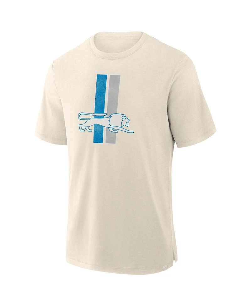 Fanatics Men's Cream Detroit Lions Slub T-Shirt