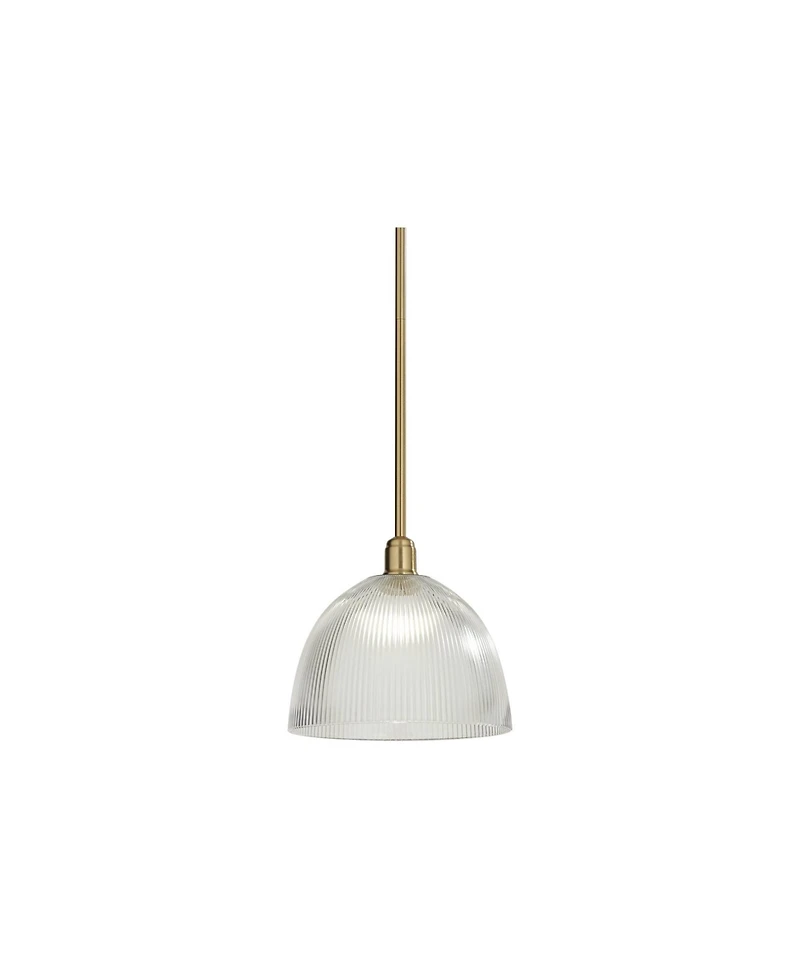 360 Lighting Williams 12" Modern Pendant Ceiling Light Fixture Dining Room Over Table Kitchen Island Dome Antique Brass Mini