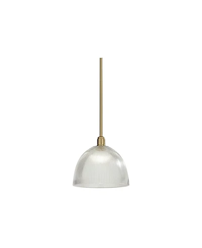 360 Lighting Williams 12" Modern Pendant Ceiling Light Fixture Dining Room Over Table Kitchen Island Dome Antique Brass Mini