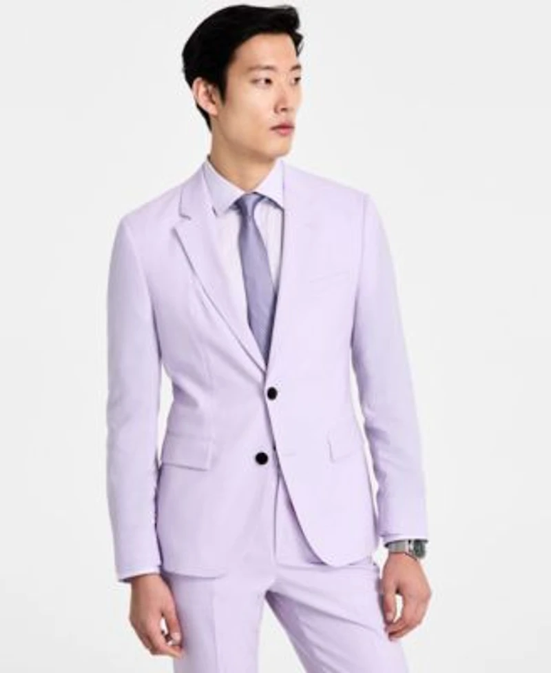 Hugo By Hugo Boss Mens Modern Fit Wool Blend Suit Separate