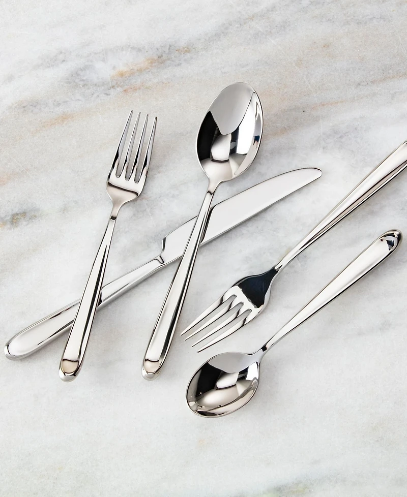 Fortessa Scoop 20-Piece Flatware Set, Service for 4