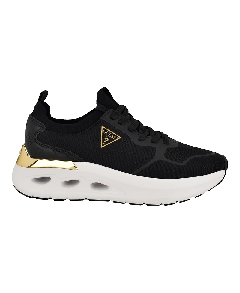 Guess Women's Soulite Knit Lace Up Trainer Sneakers