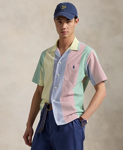Polo Ralph Lauren Men's Classic-Fit Striped Seersucker Shirt