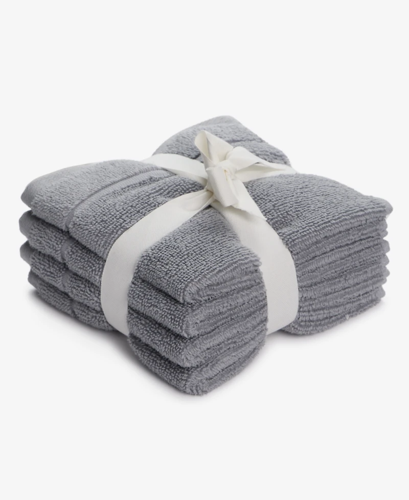 Arch Studio Quick Dry Washcloth 4-Pack, Exclusively at Macy's