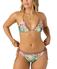 Oneill Juniors Estella Tile Venice Bikini Top Bottoms