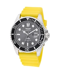 Invicta Men's 47163 Pro Diver Quartz 3 Hand Charcoal Dial Watch