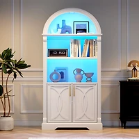 Vlsrka Vanity Makeup Desk with Mirror and Lights