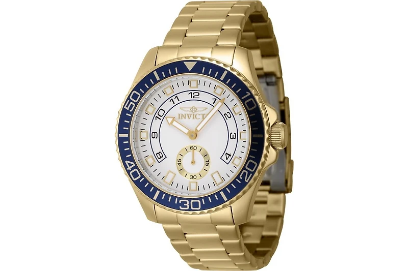 Invicta Men's Pro Diver Quartz Multifunction White Dial Watch