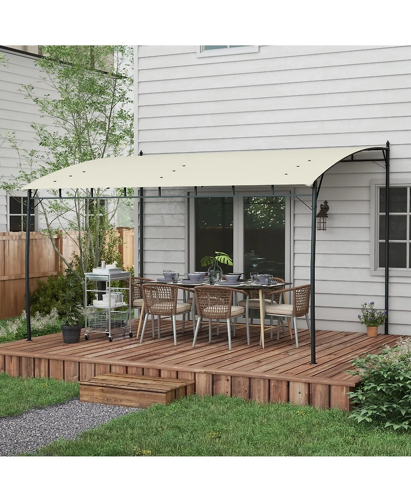 Outsunny 10' x 13' Pergola, Uv-Resist Outdoor Canopy Shelter,