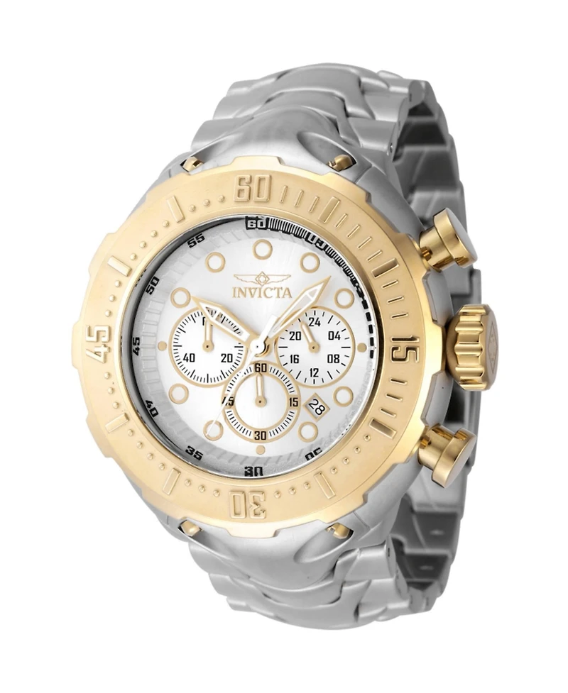 Invicta Men's 46545 Bolt Quartz Chronograph Antique Silver Dial Watch