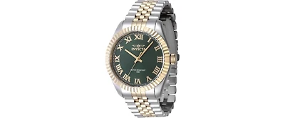 Invicta Men's Specialty Quartz 3 Hand Green Dial Watch