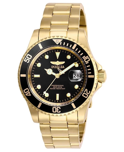 Invicta Men's 26975 Pro Diver Quartz 3 Hand Black Dial Watch