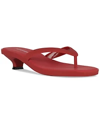 Jeffrey Campbell Lollipop Jelly Kitten-Heel Thong Sandals