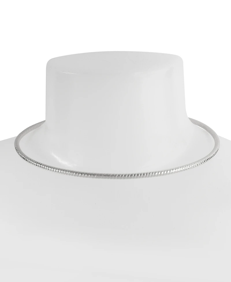 Robert Lee Morris Soho Textured Round Wire Collar Necklace