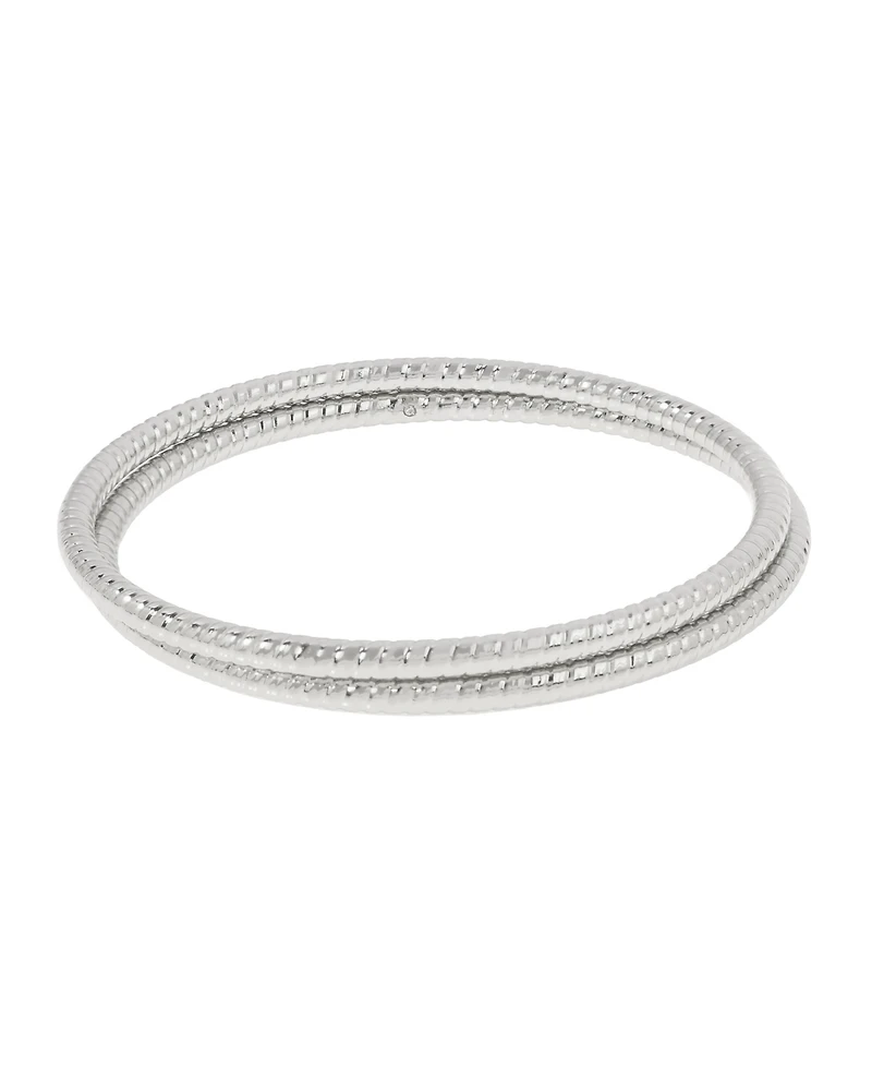 Robert Lee Morris Soho Textured Bangle Bracelet Set
