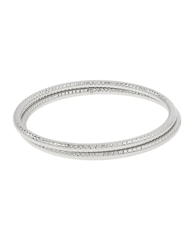 Robert Lee Morris Soho Textured Bangle Bracelet Set