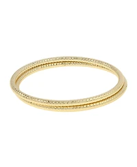 Robert Lee Morris Soho Textured Bangle Bracelet Set