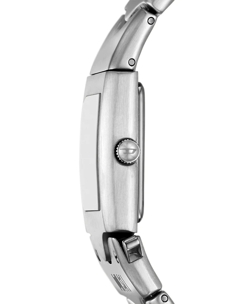 Diesel Men's Closer Quartz Three-Hand Silver Stainless Steel Watch, 22mm