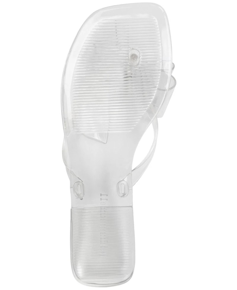 Jeffrey Campbell Sugary Jelly Bow Flip Flop Sandals