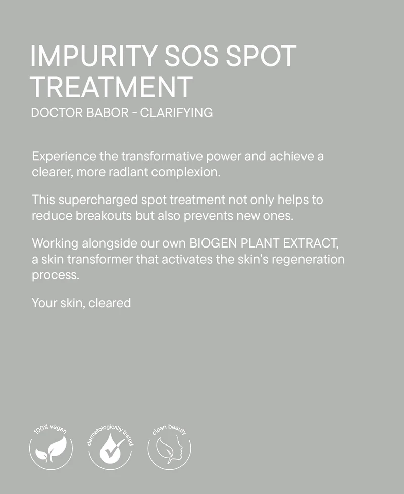Babor Impurity Sos Spot Treatment