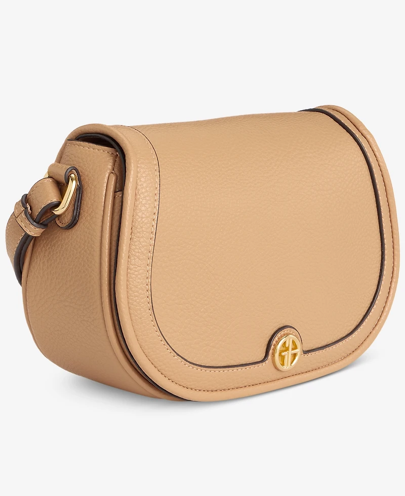 Giani Bernini Pebble Small Saddle Crossbody, Exclusively at Macy's