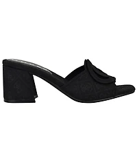 Guess Women's Galsee Quattro-g Cutout Block Heel Sandals
