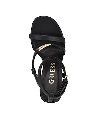 Guess Women's Lucier Strappy Platform Heel Dress Sandals