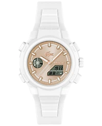 Lacoste Women's LC33 White Silicone Strap Watch, 40mm