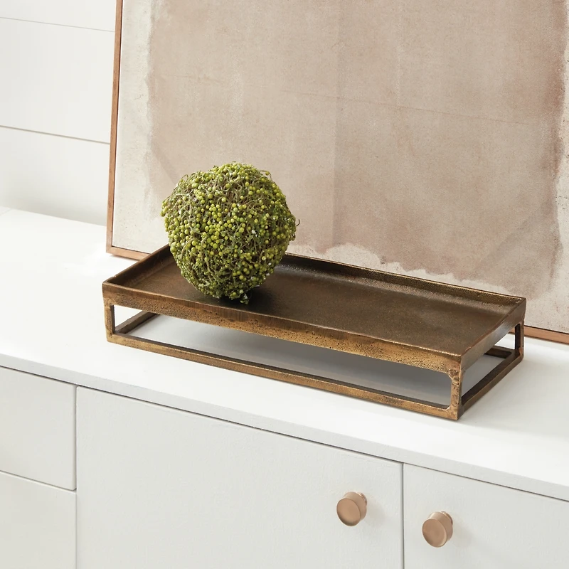 Cabot Raised Rectangular Tray