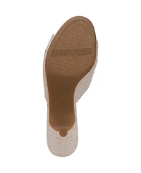 Sam and Libby Women's Odina Bow Kitten Heel Dress Sandals