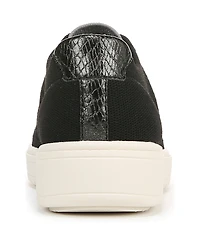 LifeStride Women's Vip Washable Court Inspired Lace Up Platform Sneakers