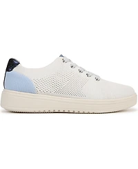 LifeStride Women's Vip Washable Court Inspired Lace Up Platform Sneakers