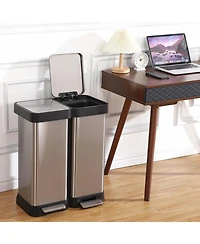 gaomon 16 Gallon/ 60L Dual Compartment Trash Can