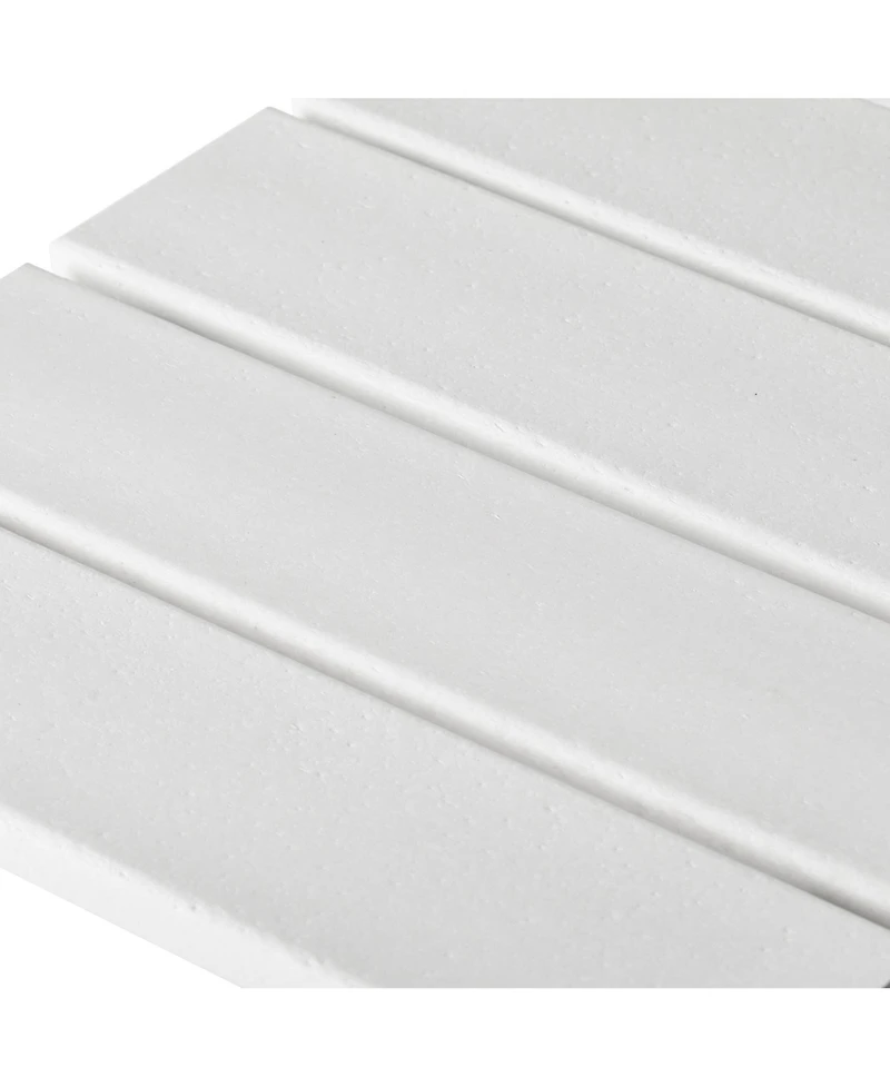 WestinTrends 3-Piece Outdoor Patio Hdpe Adirondack Chair With Cup Holder and Table Set