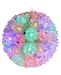 5" Electric Plug-In Indoor/Outdoor 50ct Led Lighted Ball Hanging Ornament