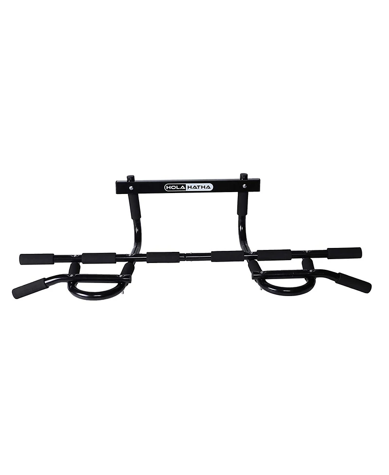HolaHatha Home Workout Door Pull Up Chin Up Bar for Doorway Exercise Fitness